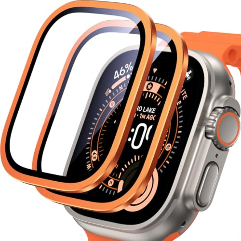 Smartwatch Apple Watches For Women - 2 Buah Kaca Tempered Logam HD
