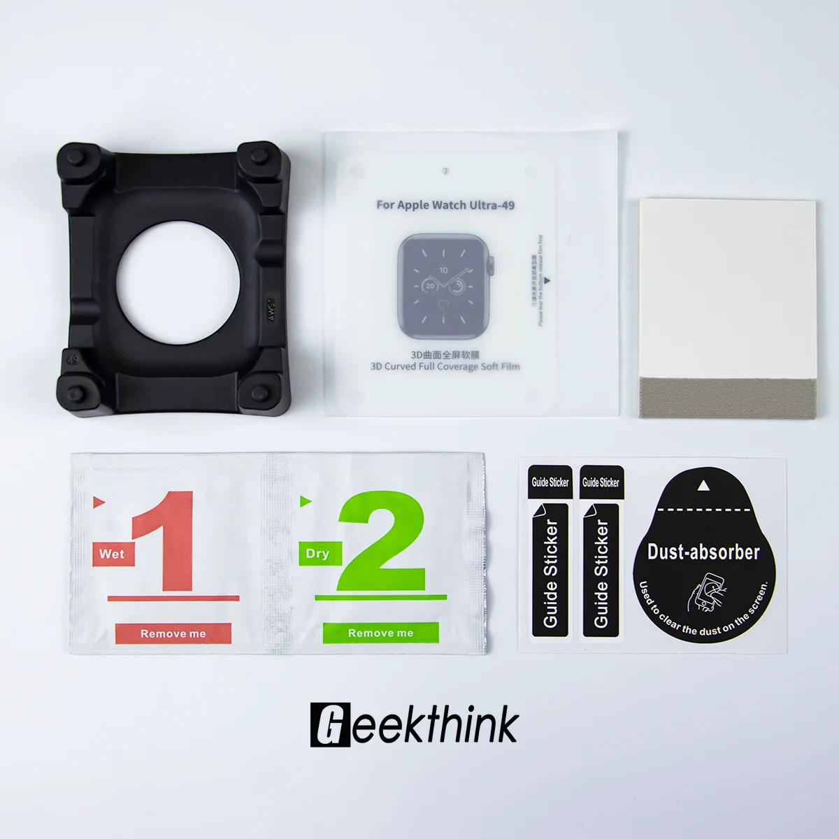 Smart Watch Screen Protector - Film Hidrogel Mudah Dipasang untuk Apple