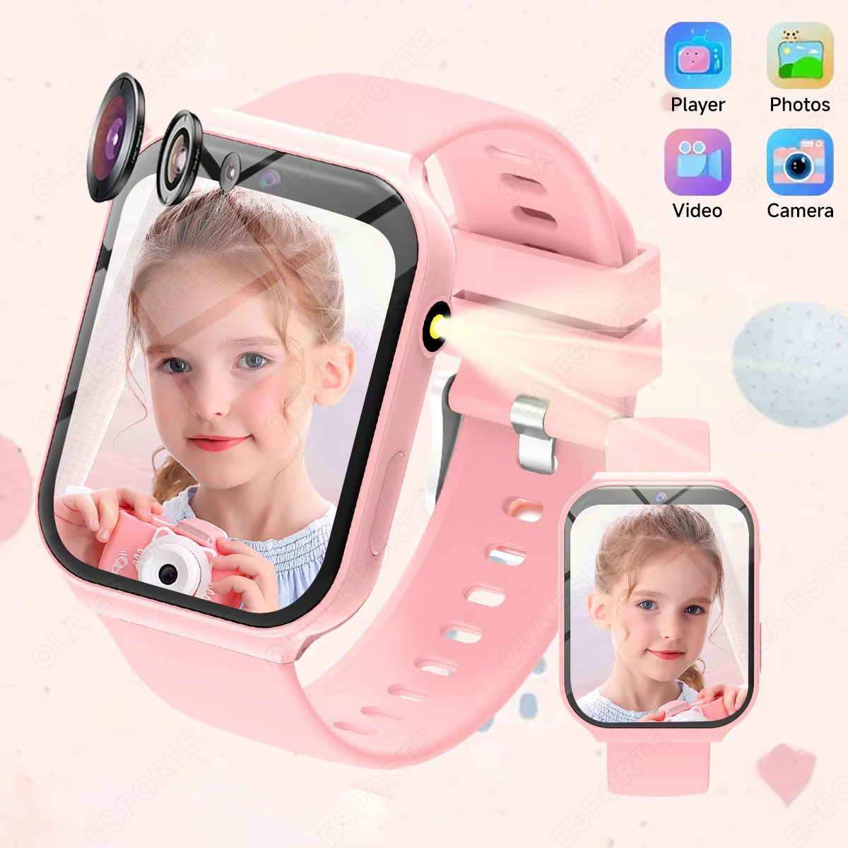 Smartwatch Watches Birthday Gift For Girls - Jam Tangan Pintar Baru Untuk Anak-Anak