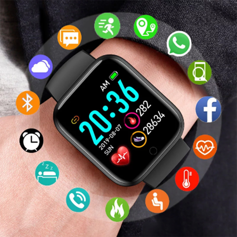Smartwatch Watches Wallpaper - Jam tangan pintar Digital Pria Wanita,