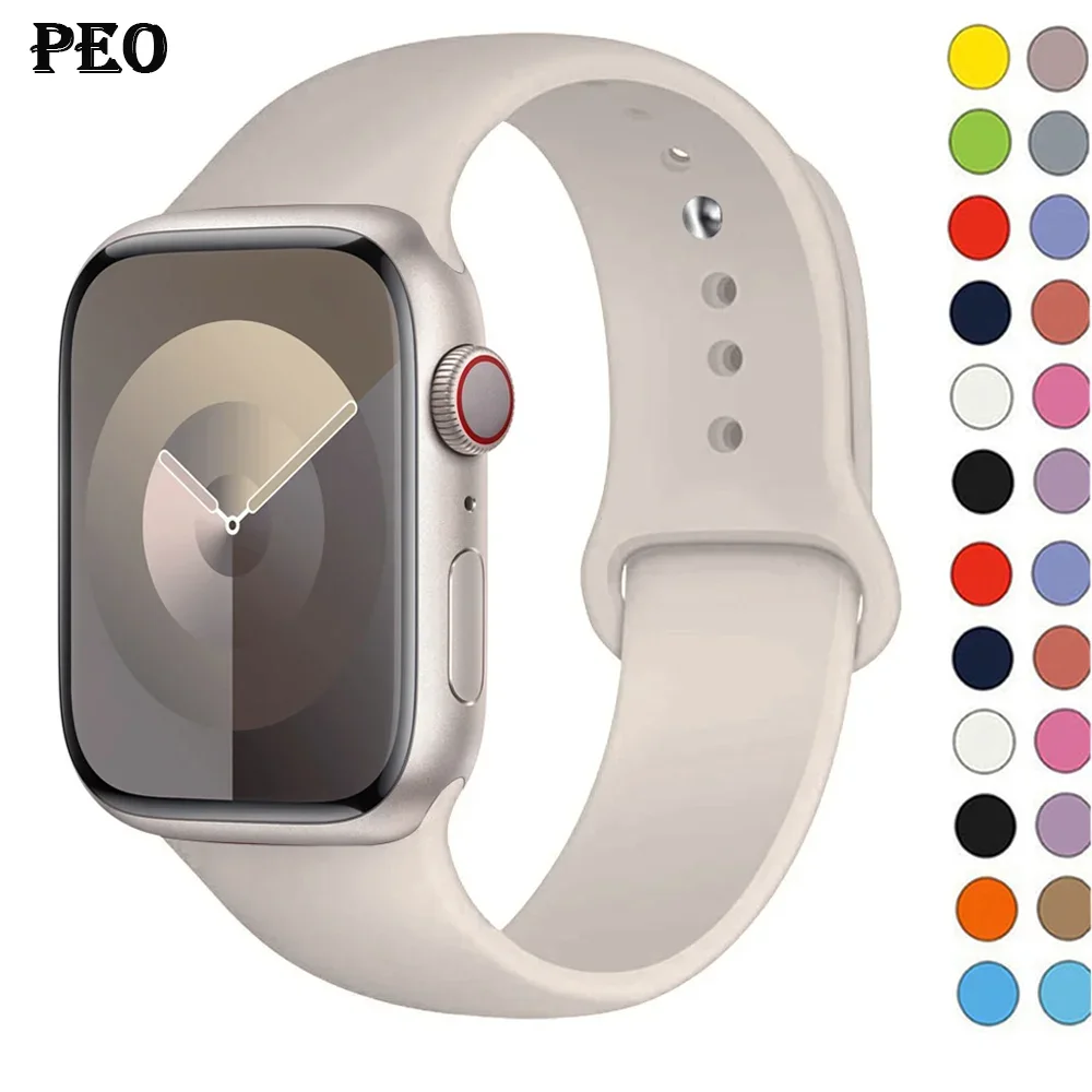 Smartwatch Apple Watches For Women - Gelang silikon untuk jam tangan Apple,
