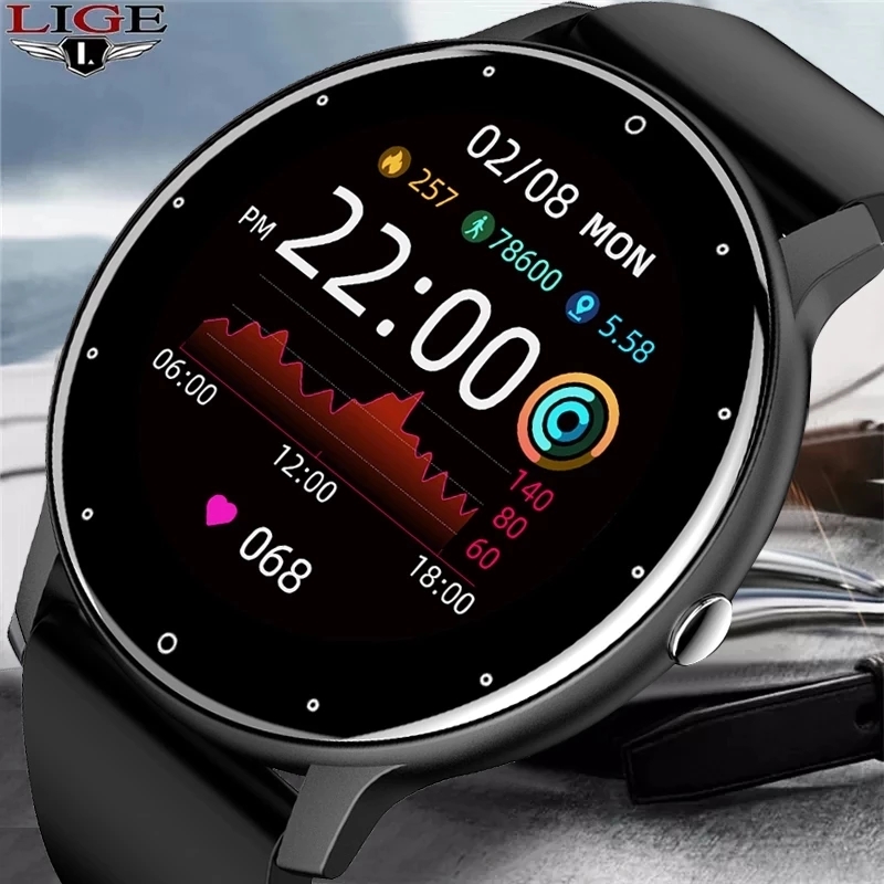 Smartwatch Watches With Bluetooth - LIGE 2026 Jam Tangan Pintar Baru