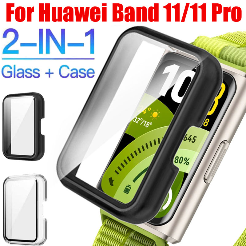 Smart Watch Screen Protector - Kaca Antigores + Casing untuk Huawei