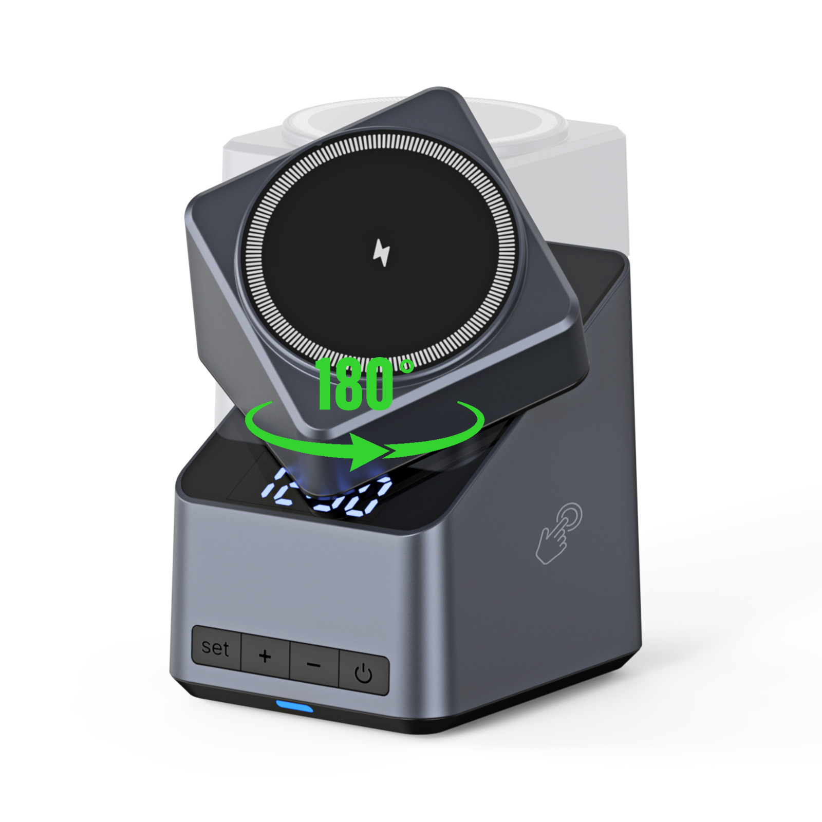 Smartwatch Watches For Iphone - Pengisi Daya Nirkabel Rotasi Otomatis 4