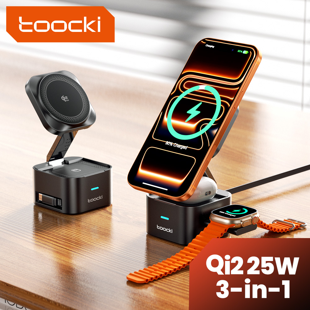 Smartwatch Watches For Iphone - Pengisi Daya Nirkabel Toocki QI2.2 25W