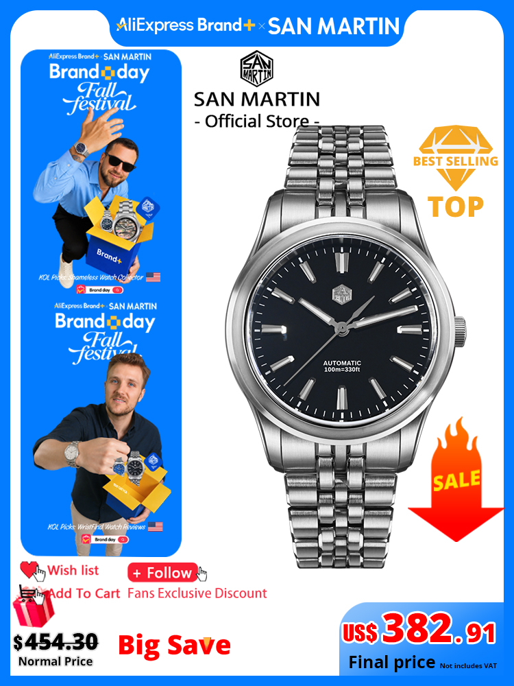 Seiko Watch Presage - San Martin 36mm 39mm Gada Klasik