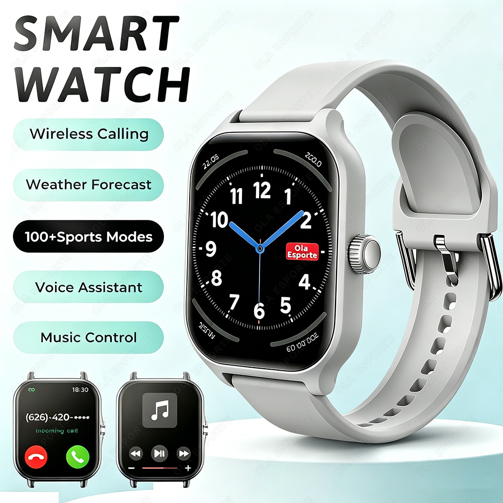 Smartwatch Digital Watches For Women - Jam Tangan Pintar Plus Pria Wanita