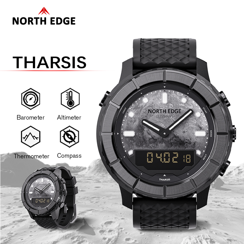 Altimeter Compass Watch - NORTH EDGE THARSIS Jam Tangan Digital