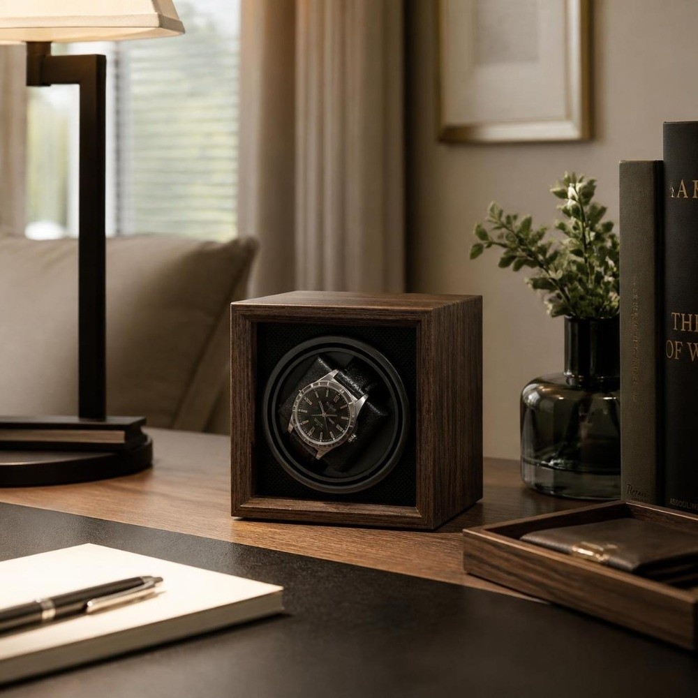 Kotak Pemutar Jam Otomatis den - Watch Winder Single ulasan dan harga