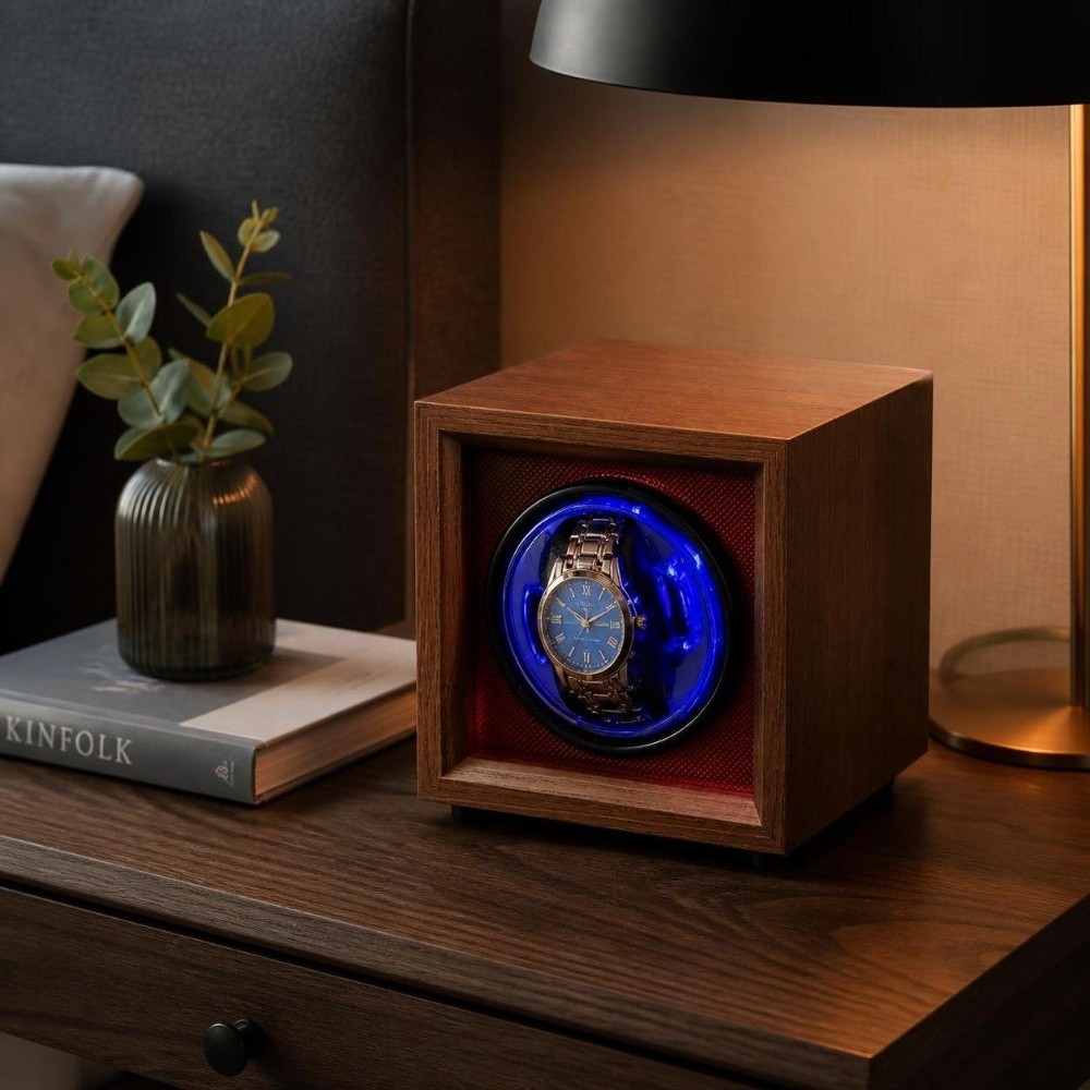 Kotak Pemutar Jam Otomatis den - Watch Winder Single ulasan dan harga