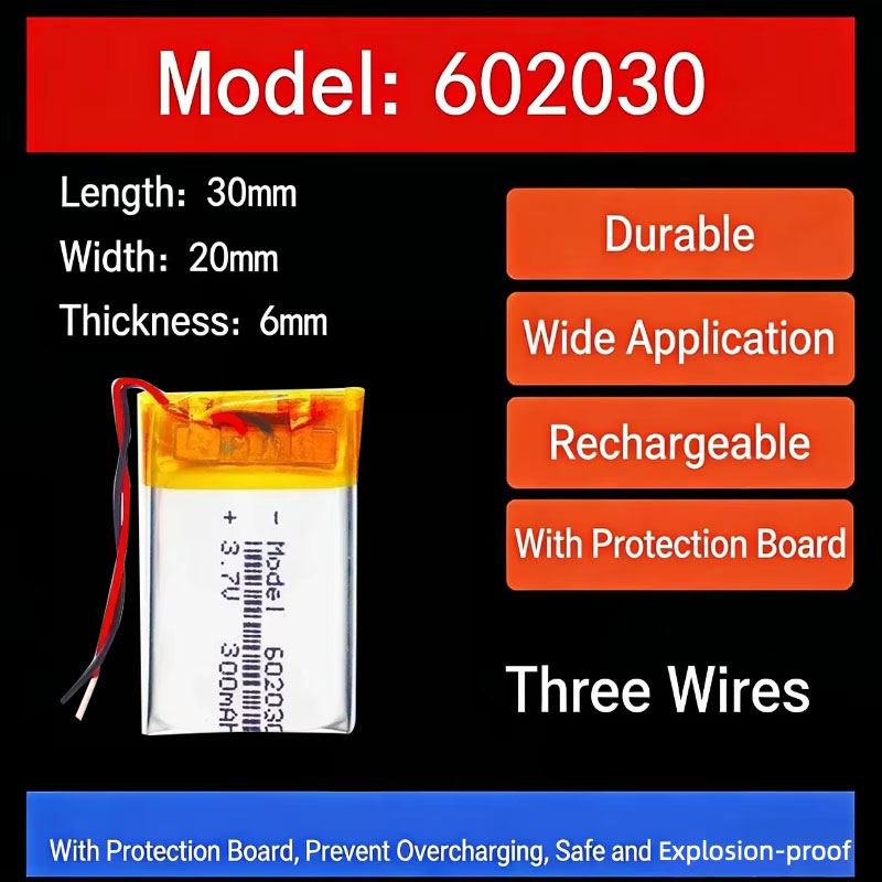 Baterai Lithium 3.7V 300mAh 60 - Smartwatch Watches With Bluetooth ulasan dan harga