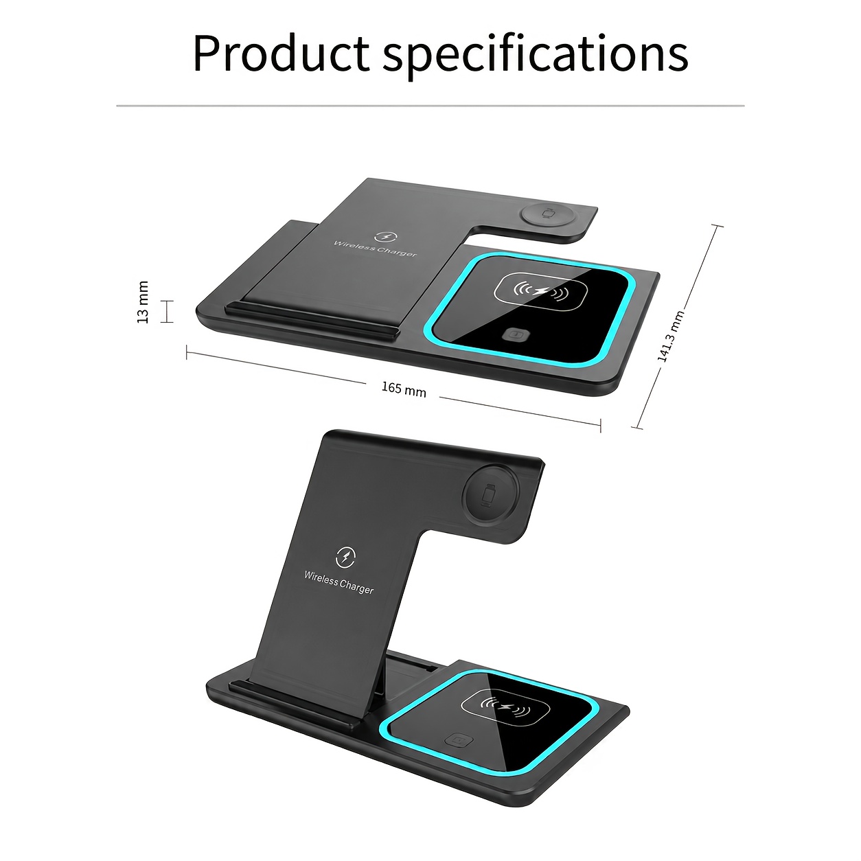 Stasiun pengisian daya nirkabe - Smartwatch Watches For Iphone ulasan dan harga