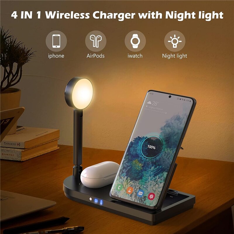 Stasiun Pengisi Daya Nirkabel  - Smartwatch Watches For Iphone ulasan dan harga