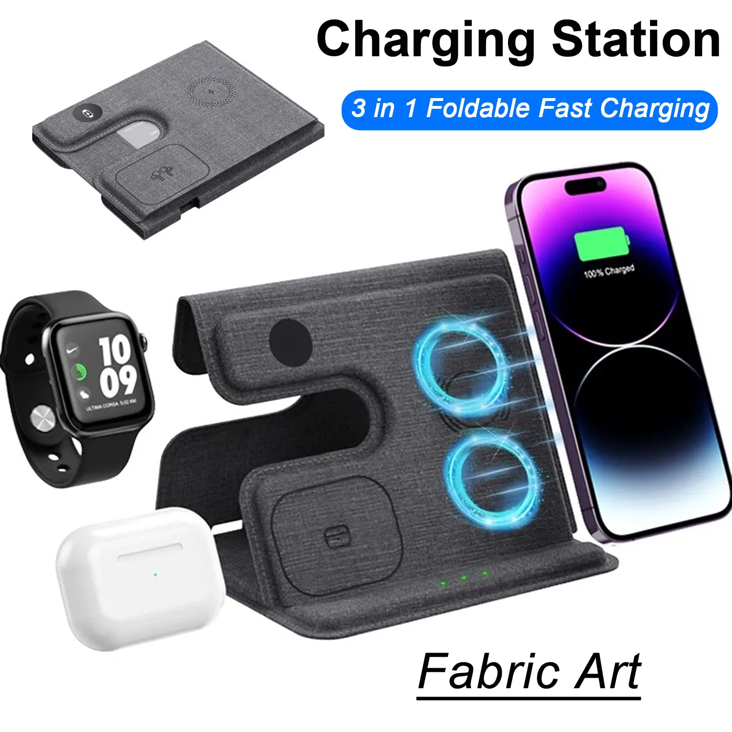 Stasiun Pengisian Daya Nirkabe - Smartwatch Watches For Iphone ulasan dan harga