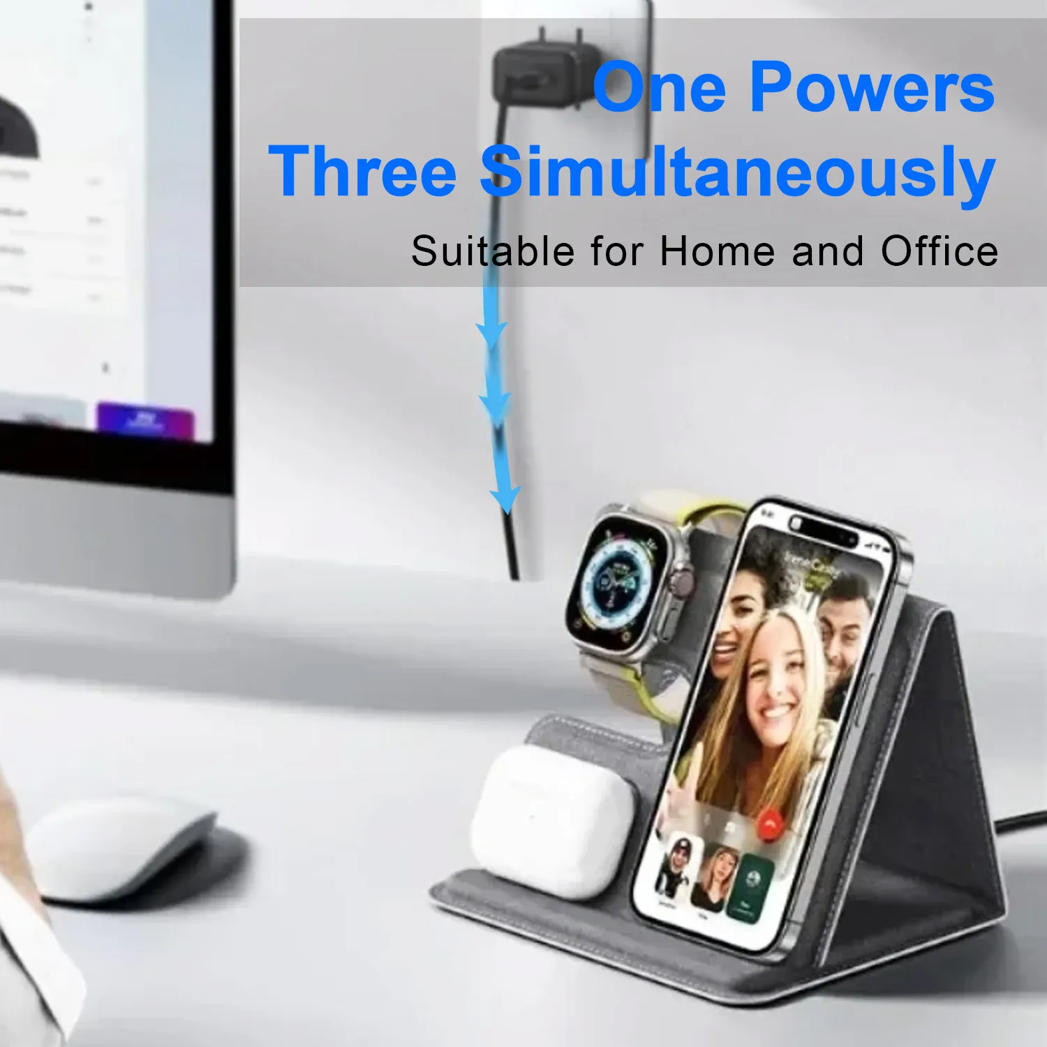 Stasiun Pengisian Daya Nirkabe - Smartwatch Watches For Iphone ulasan dan harga