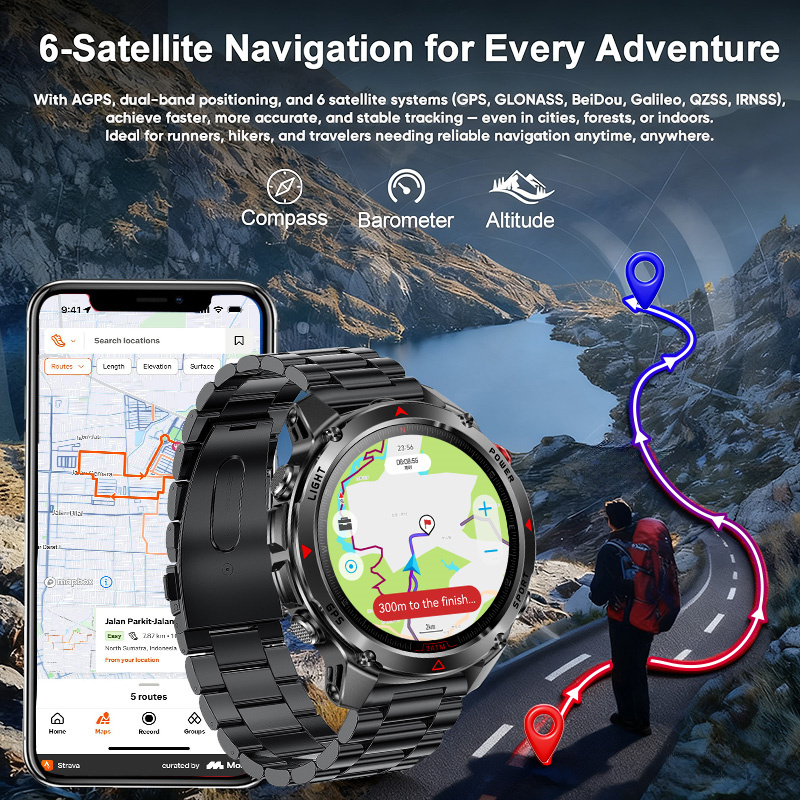 2026 New Forerunner 570 GPS Sm - Altimeter Compass Watch ulasan dan harga