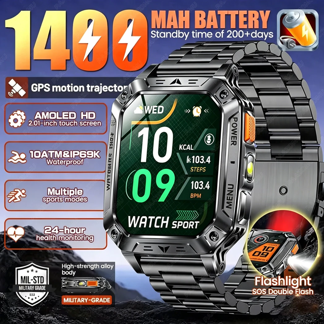 Jam Tangan Pintar Pria 2026 Ba - Smartwatch Watches For Men With Gps ulasan dan harga