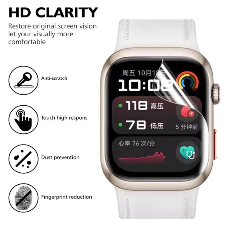 Film hidrogel TPU untuk jam ta - Smart Watch Screen Protector ulasan dan harga