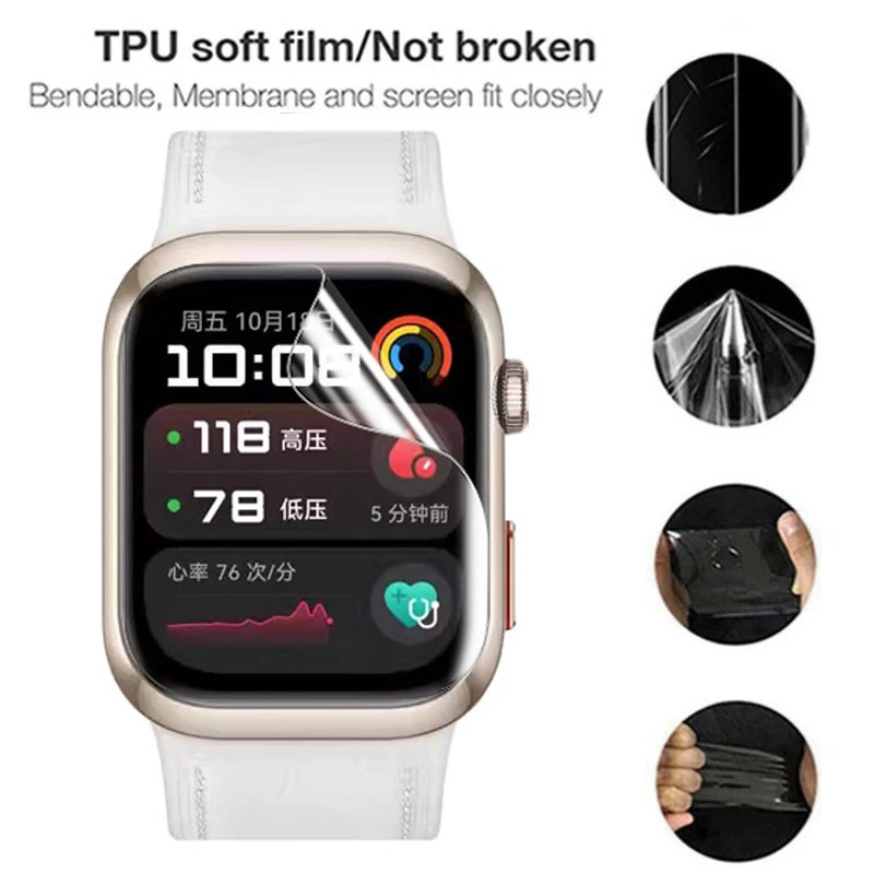 Film hidrogel TPU untuk jam ta - Smart Watch Screen Protector ulasan dan harga