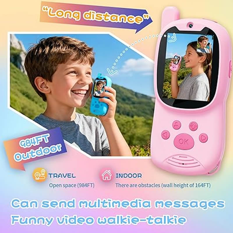 Walkie Talkie Lucu 2 Buah Isi  - Smartwatch Digital Watches For Kids ulasan dan harga