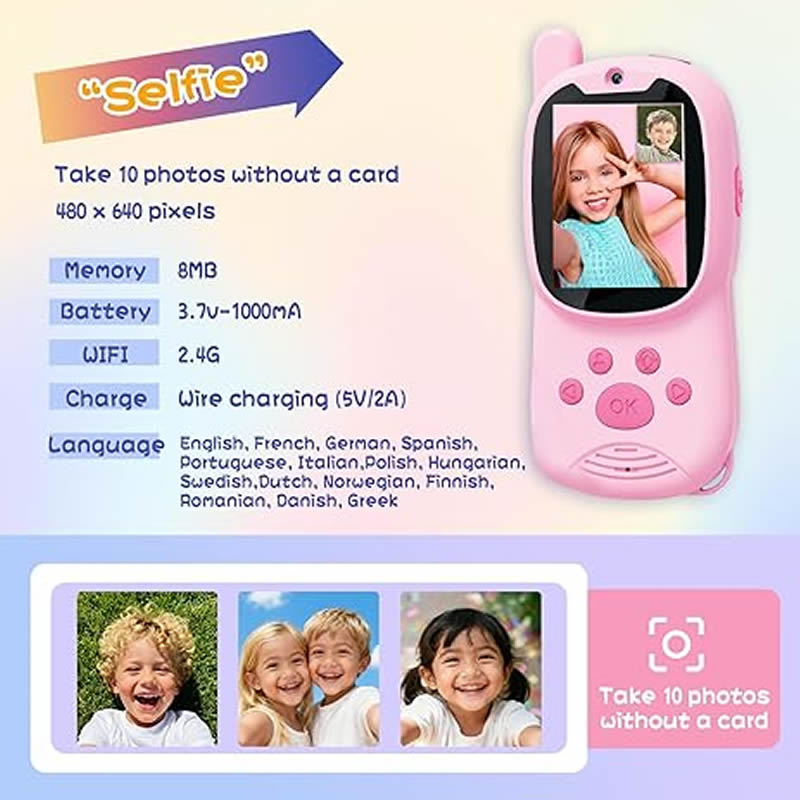 Walkie Talkie Lucu 2 Buah Isi  - Smartwatch Digital Watches For Kids ulasan dan harga