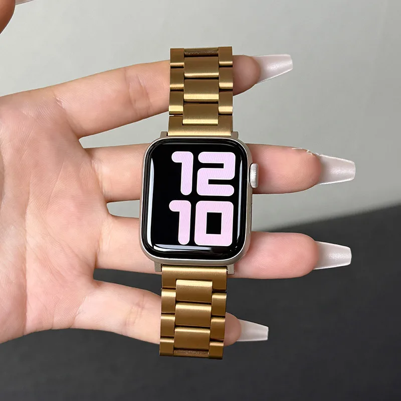 Tali Baja Tahan Karat untuk Ap - Smartwatch Apple Watches For Women ulasan dan harga