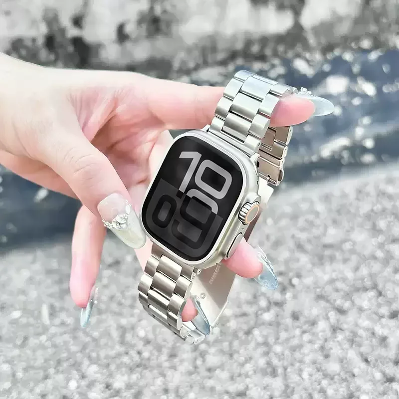 Tali Baja Tahan Karat untuk Ap - Smartwatch Apple Watches For Women ulasan dan harga