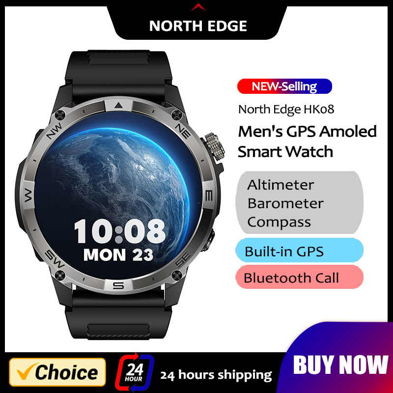 NORTH EDGE jam tangan pintar o - Smartwatch Watches For Men With Gps ulasan dan harga