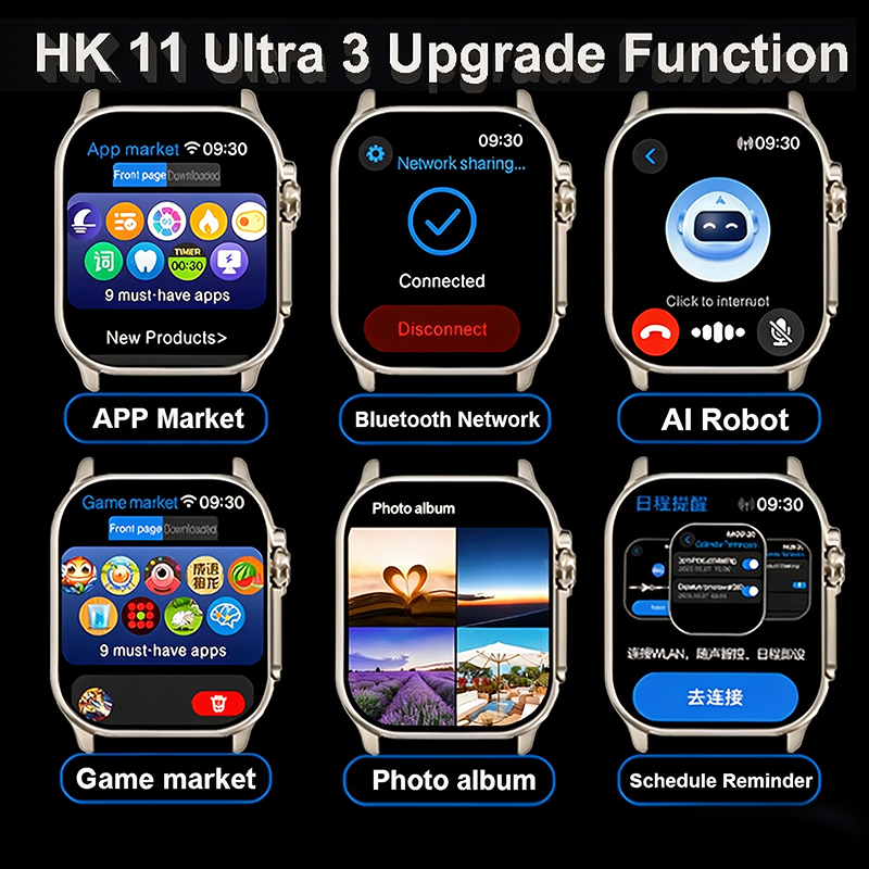 Jam Tangan Baru HK10 Upgrade H - Smartwatch Watches For Men With Gps ulasan dan harga
