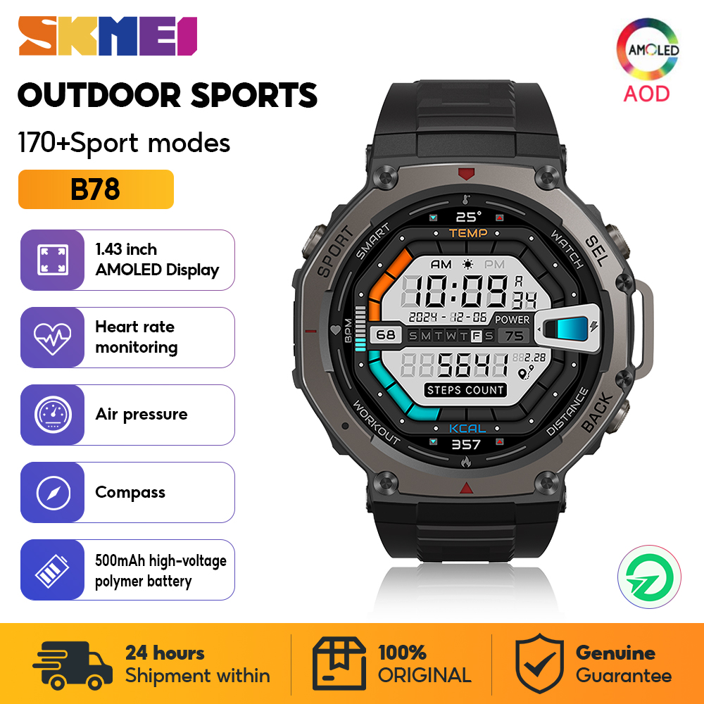 SKMEI Jam Tangan Pintar Olahra - Smartwatch Watches For Girls ulasan dan harga