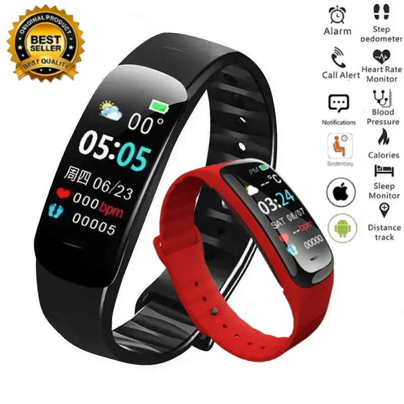 C1 Plus Jam Tangan Pintar Pela - Smartwatch Watches With Bluetooth ulasan dan harga