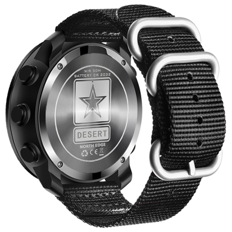 NORTH EDGE jam tangan Digital  - Altimeter Compass Watch ulasan dan harga