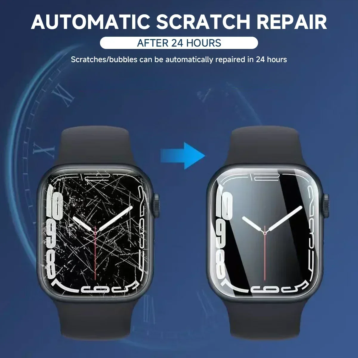 2-5pcs Hydrogel Film untuk App - Smart Watch Screen Protector ulasan dan harga