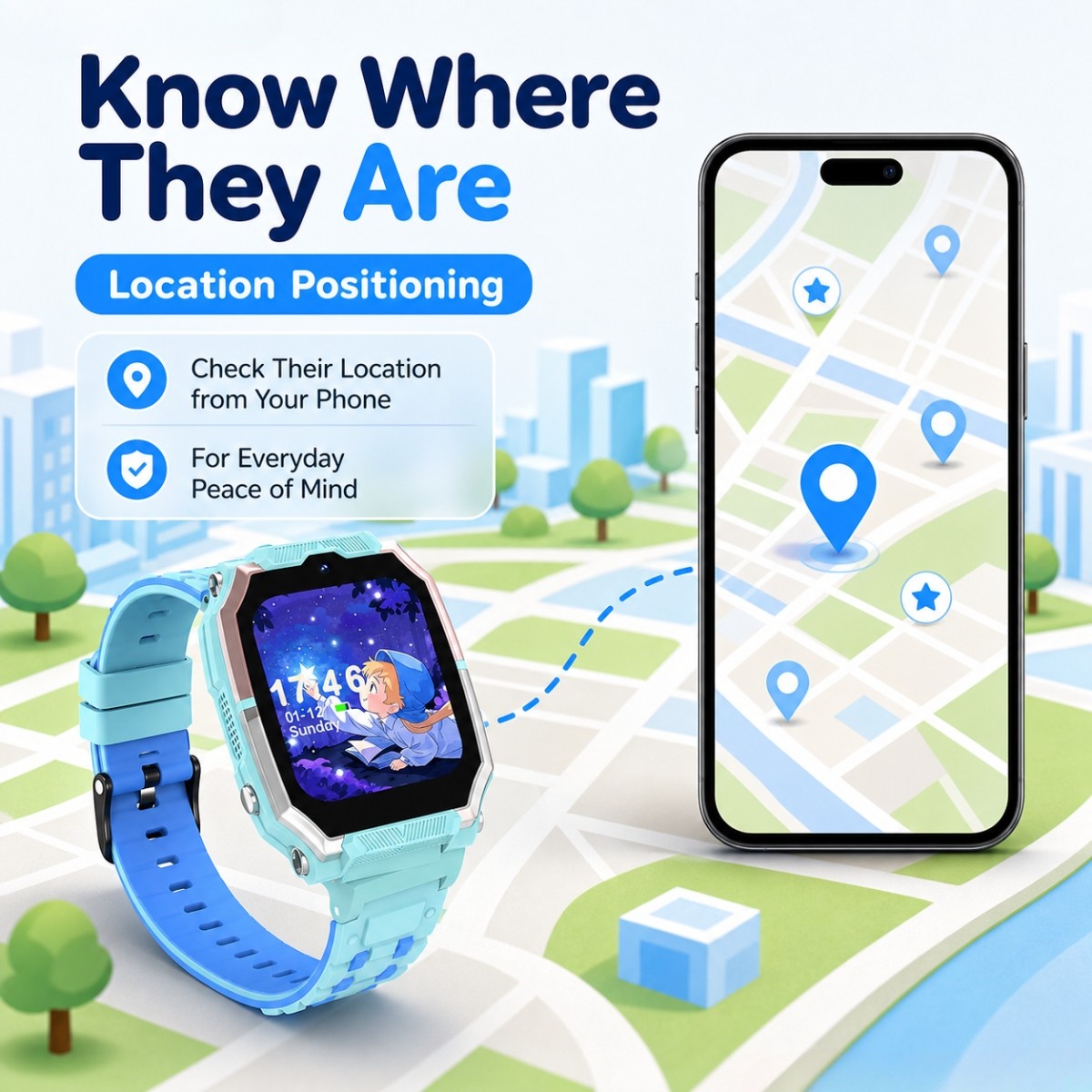 Jam Tangan Pintar Anak SHXI H1 - Kids Watches Not Smartwatch ulasan dan harga