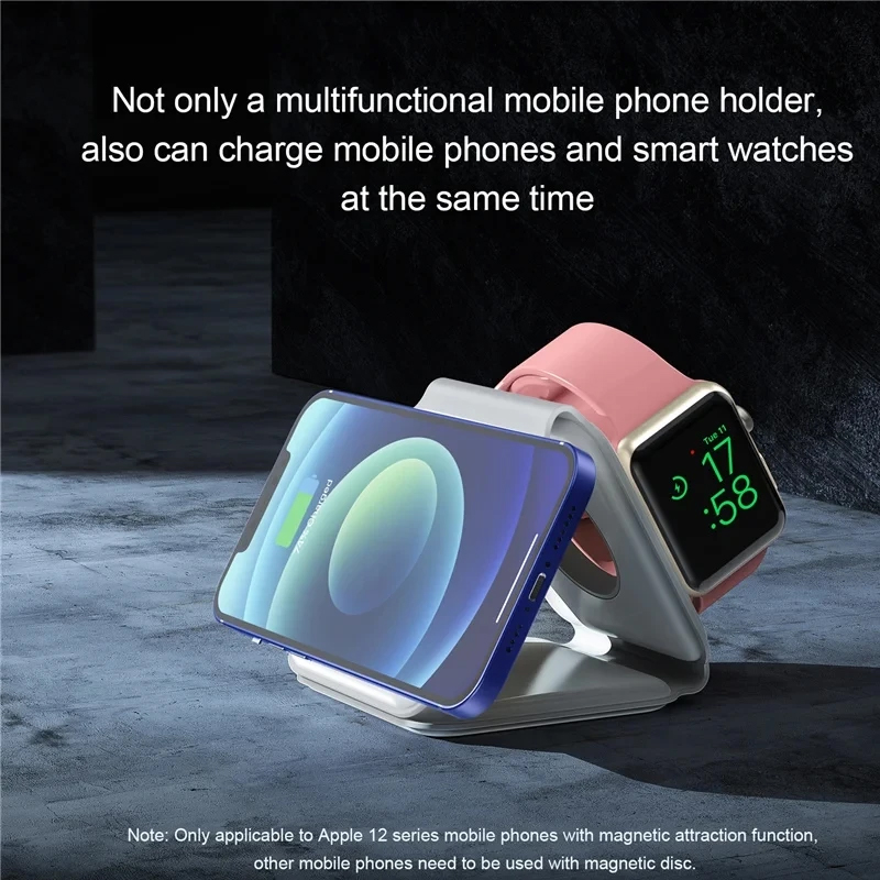 3 in 1 Pengisi Daya Nirkabel M - Smartwatch Watches For Iphone ulasan dan harga
