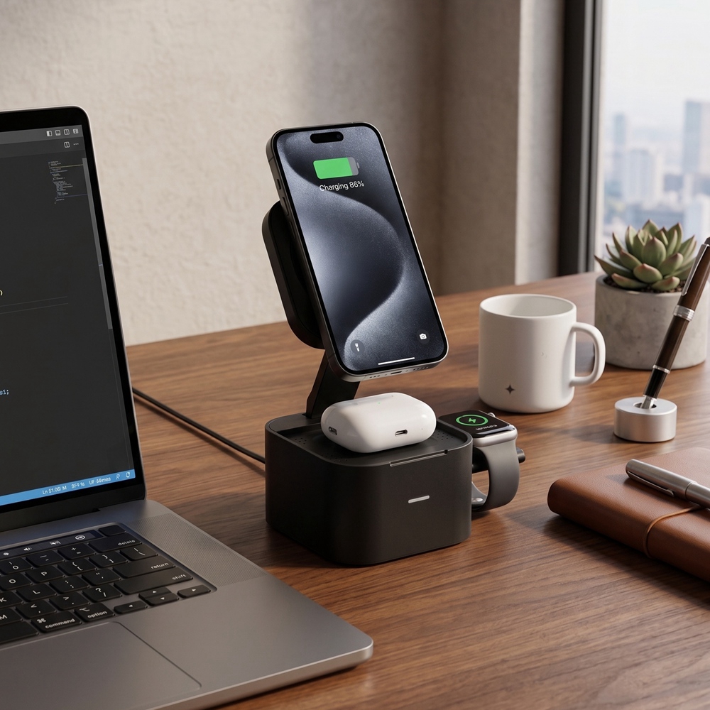 Stasiun Pengisian Daya Nirkabe - Smartwatch Watches For Iphone ulasan dan harga