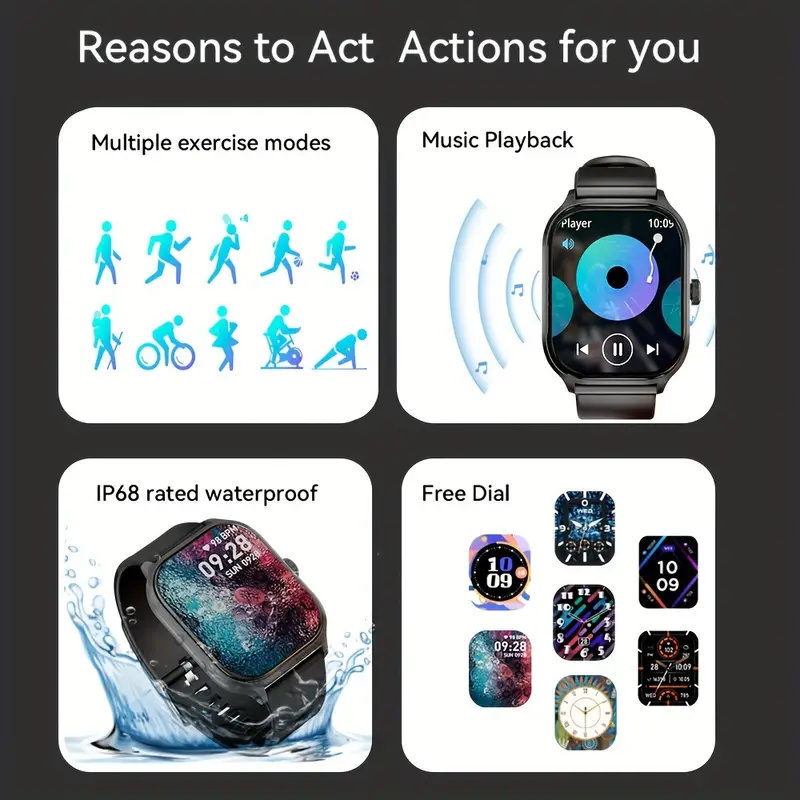 Jam tangan pintar, panggilan/p - Smartwatch Watches Wallpaper ulasan dan harga