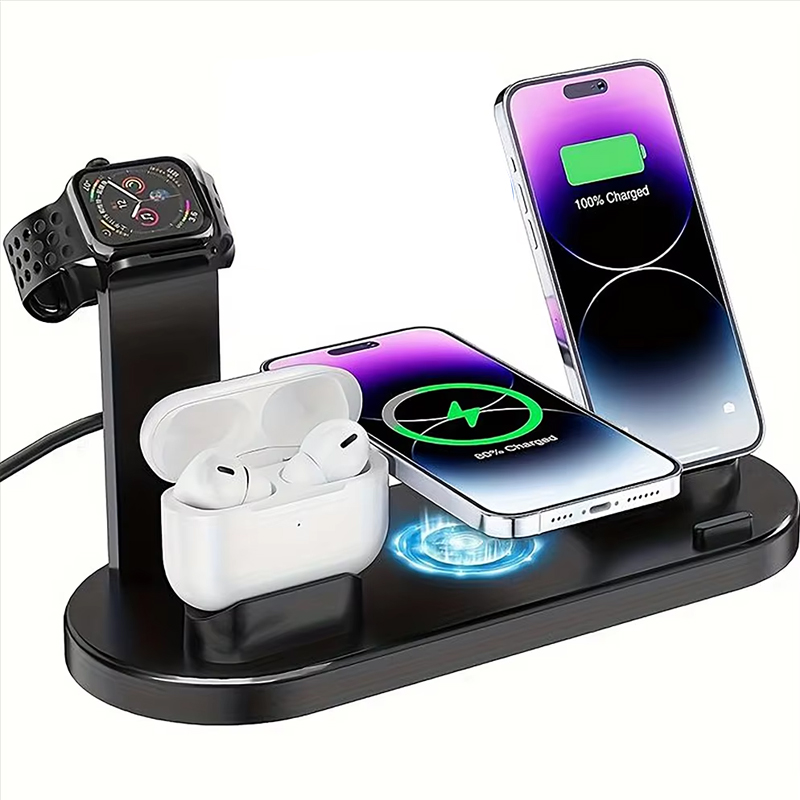 7 in 1 Wireless Charger Stand  - Smartwatch Watches For Iphone ulasan dan harga