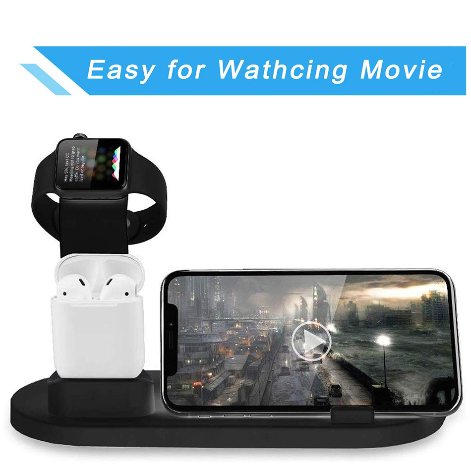 7 in 1 Wireless Charger Stand  - Smartwatch Watches For Iphone ulasan dan harga