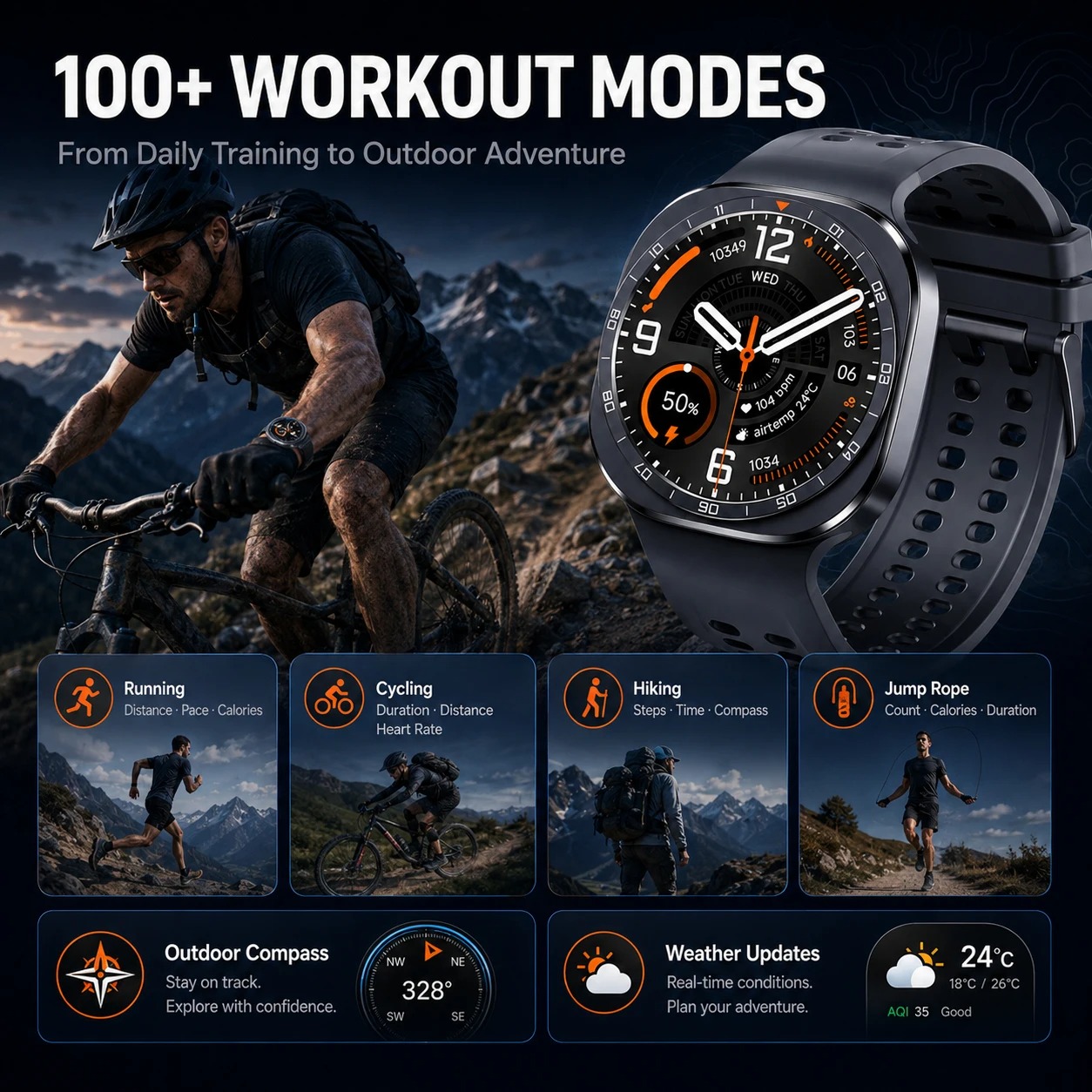 Jam Tangan Pintar Ultra 2 Terb - Smartwatch Watches With Bluetooth ulasan dan harga
