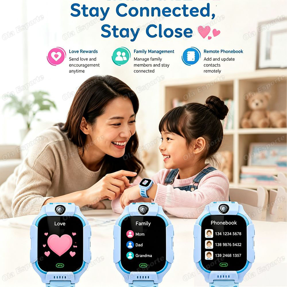 Jam Tangan Pintar GPS Anak 5G  - Smartwatch Digital Watches For Kids ulasan dan harga