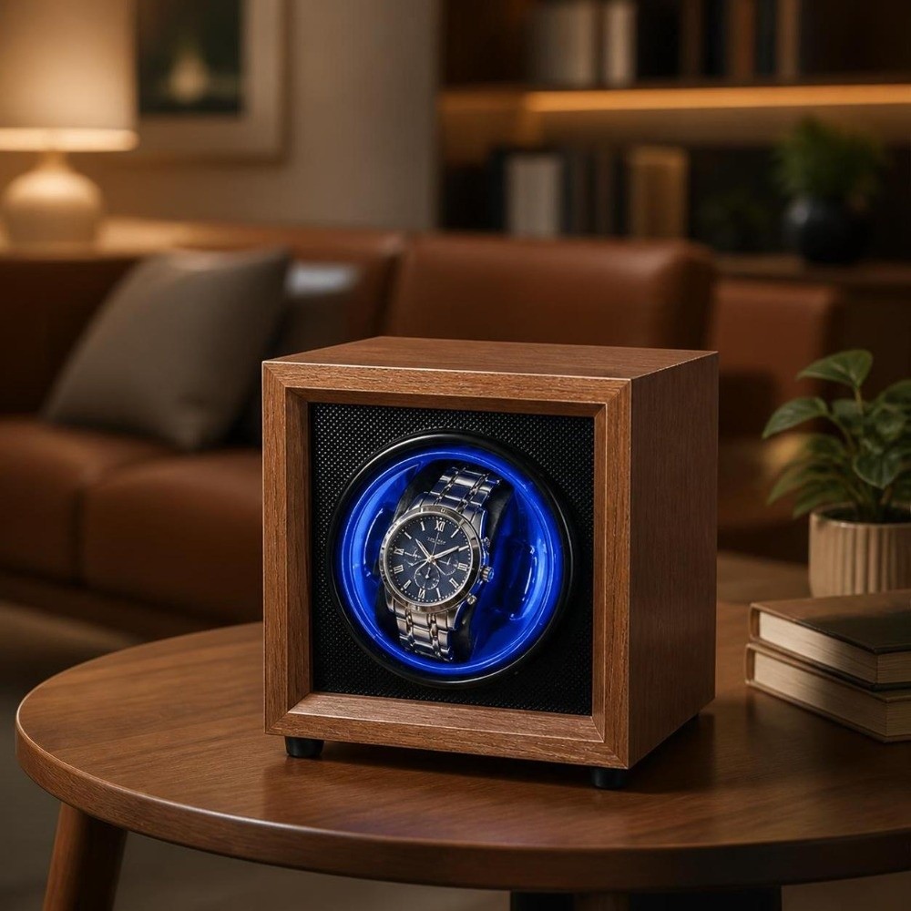 Kotak Pemutar Jam Otomatis den - Watch Winder Single ulasan dan harga