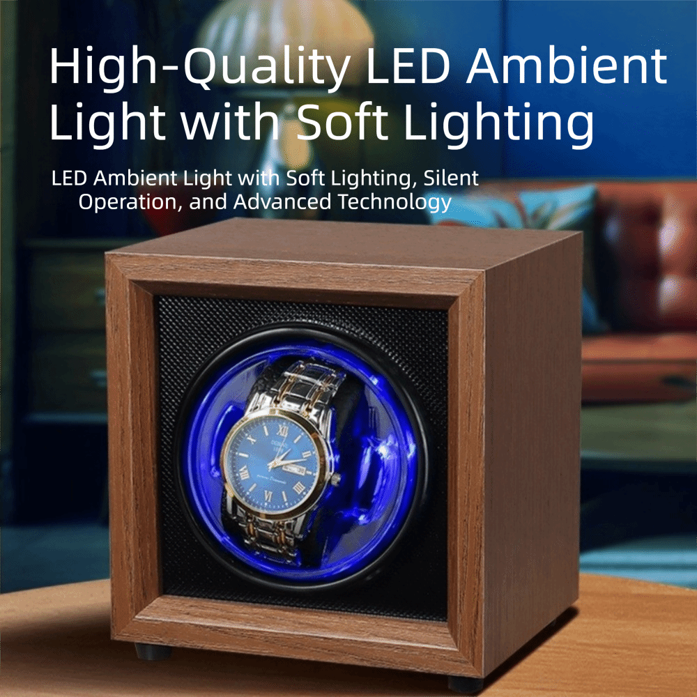 Kotak Pemutar Jam Otomatis den - Watch Winder Single ulasan dan harga