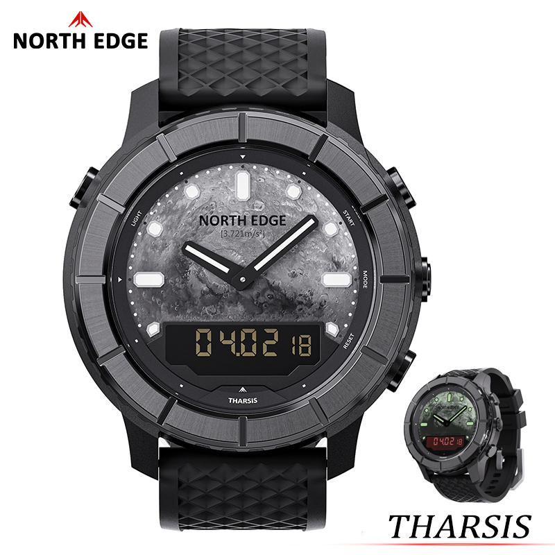 NORTH EDGE 2026 THARSIS Jam Ta - Altimeter Compass Watch ulasan dan harga