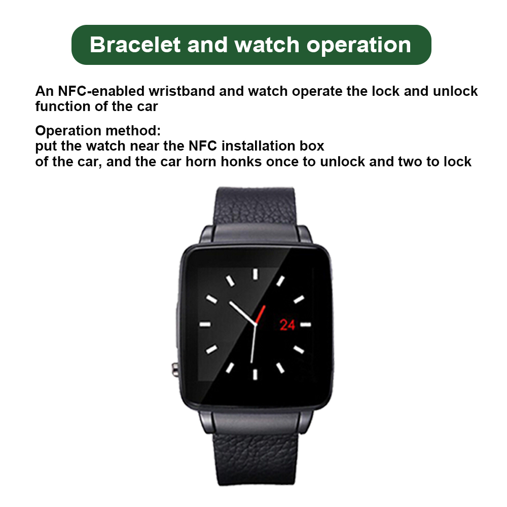 Jam tangan ponsel NFC yang dim - Smartwatch Watches With Bluetooth ulasan dan harga