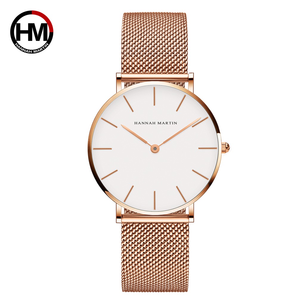 Hannah Martin jam tangan wanit - Minimalist Thin Watch ulasan dan harga