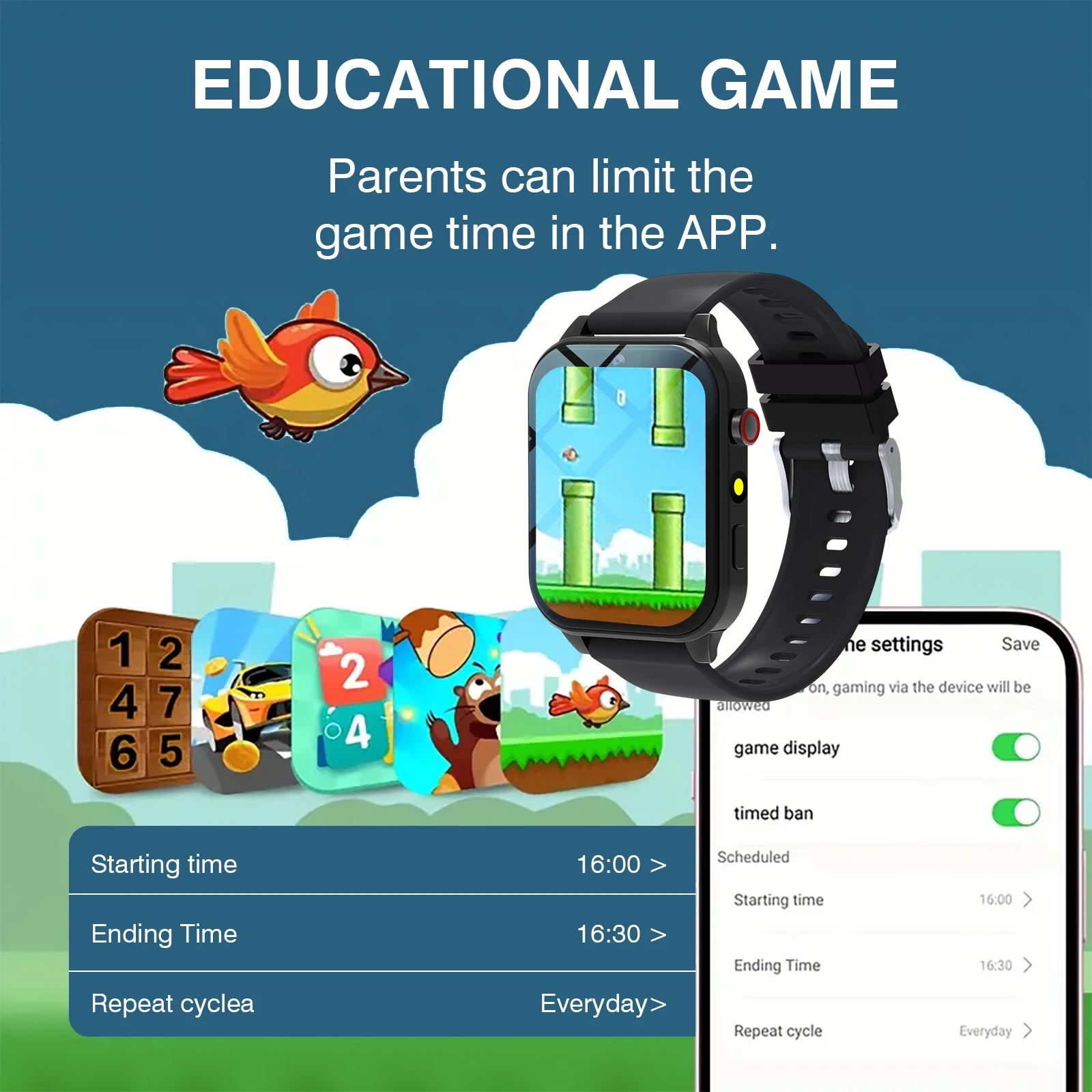 Jam Tangan Pintar Anak 18 Perm - Smartwatch Watches For Girls ulasan dan harga