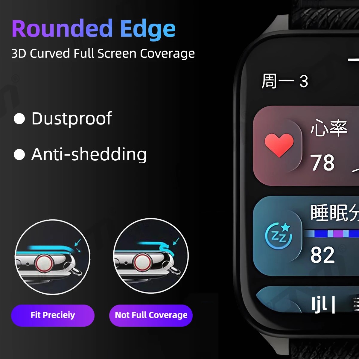 Film Perlindungan 3D untuk Pel - Xwatch Smartwatch ulasan dan harga