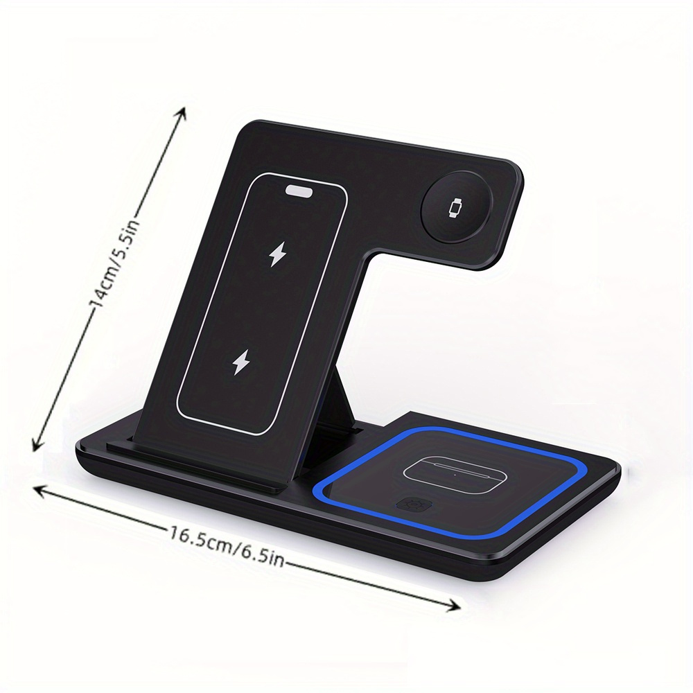 Pengisi Daya Nirkabel Lipat 3- - Smartwatch Watches For Iphone ulasan dan harga
