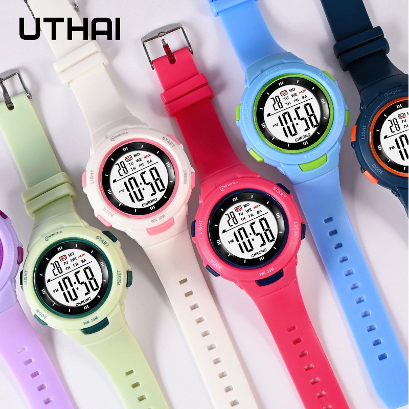 Utthai jam tangan anak jam tan - Smartwatch Digital Watches For Kid Boy ulasan dan harga